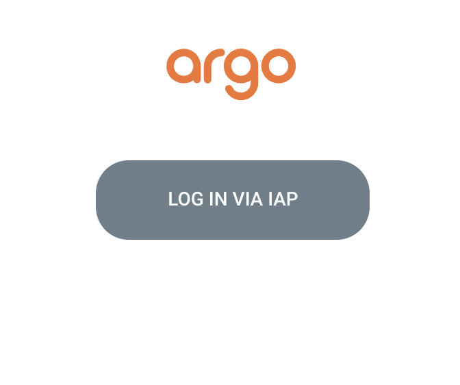 ArgoCD Login Screen